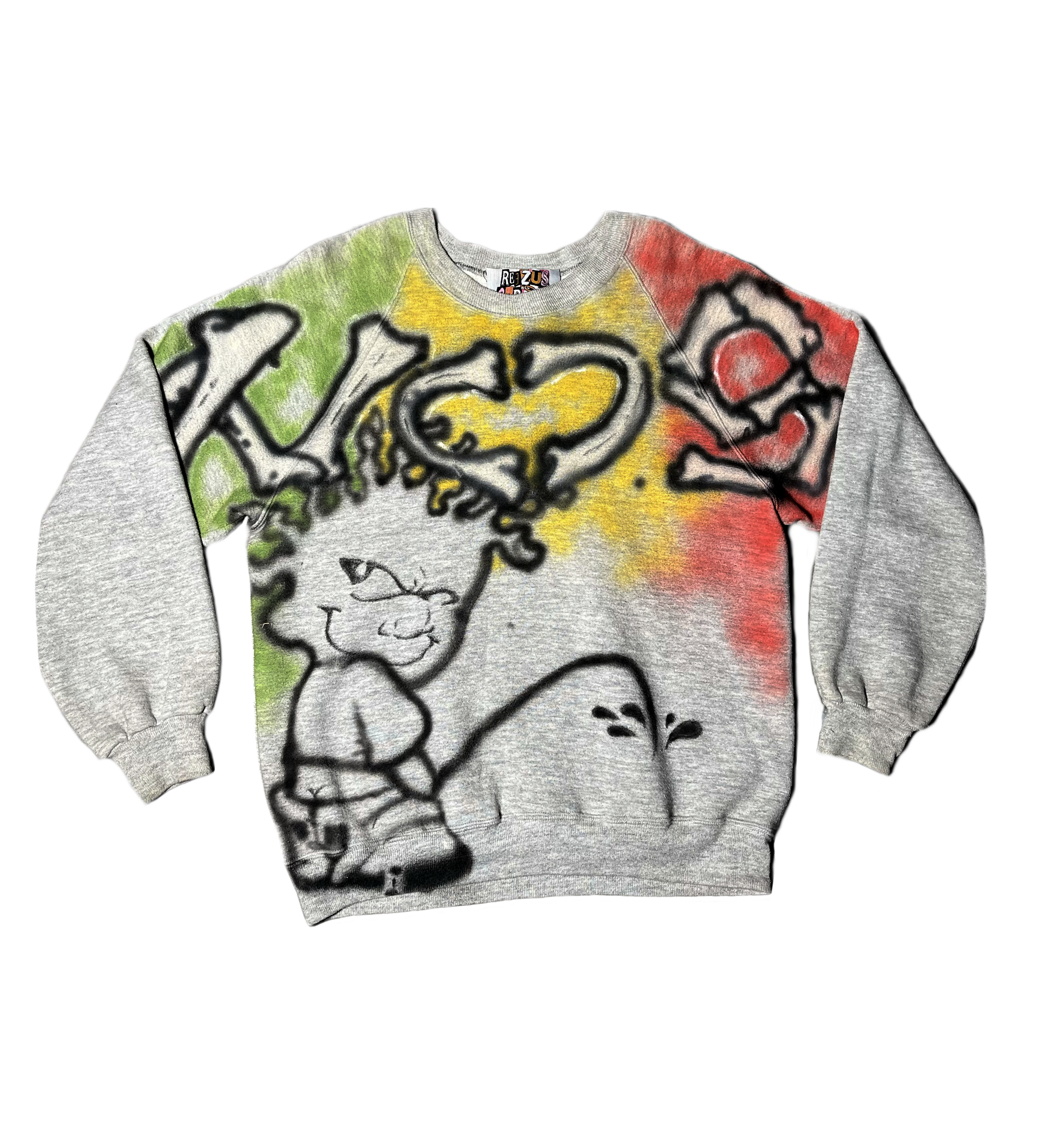NOS REBEL CREWNECK (RASTA COLORWAY)